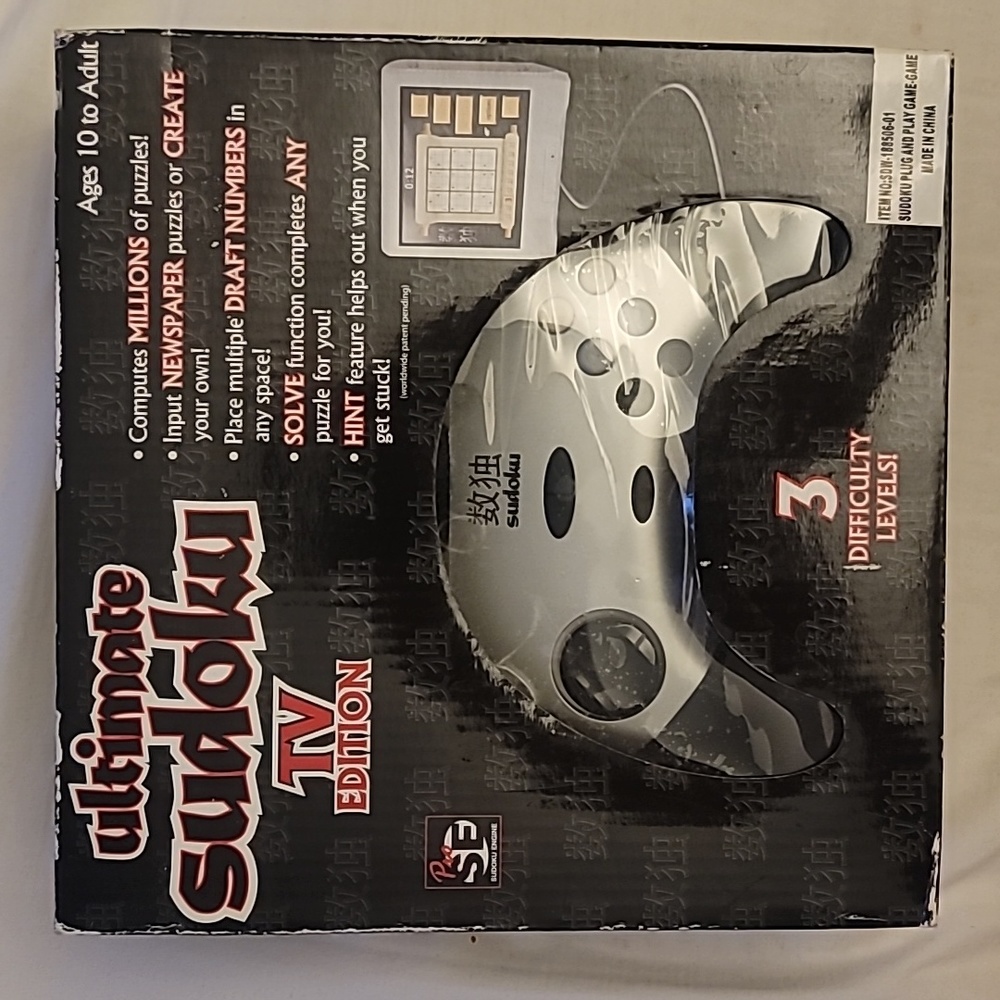 Ultimate Sudoku TV Edition. Brand New. Sealed